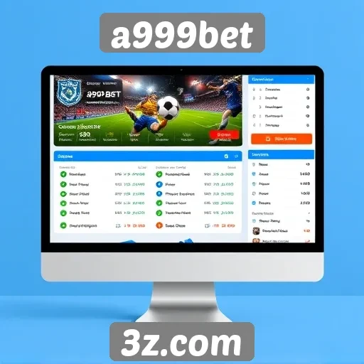 interface do usuário do a999bet é intuitiva